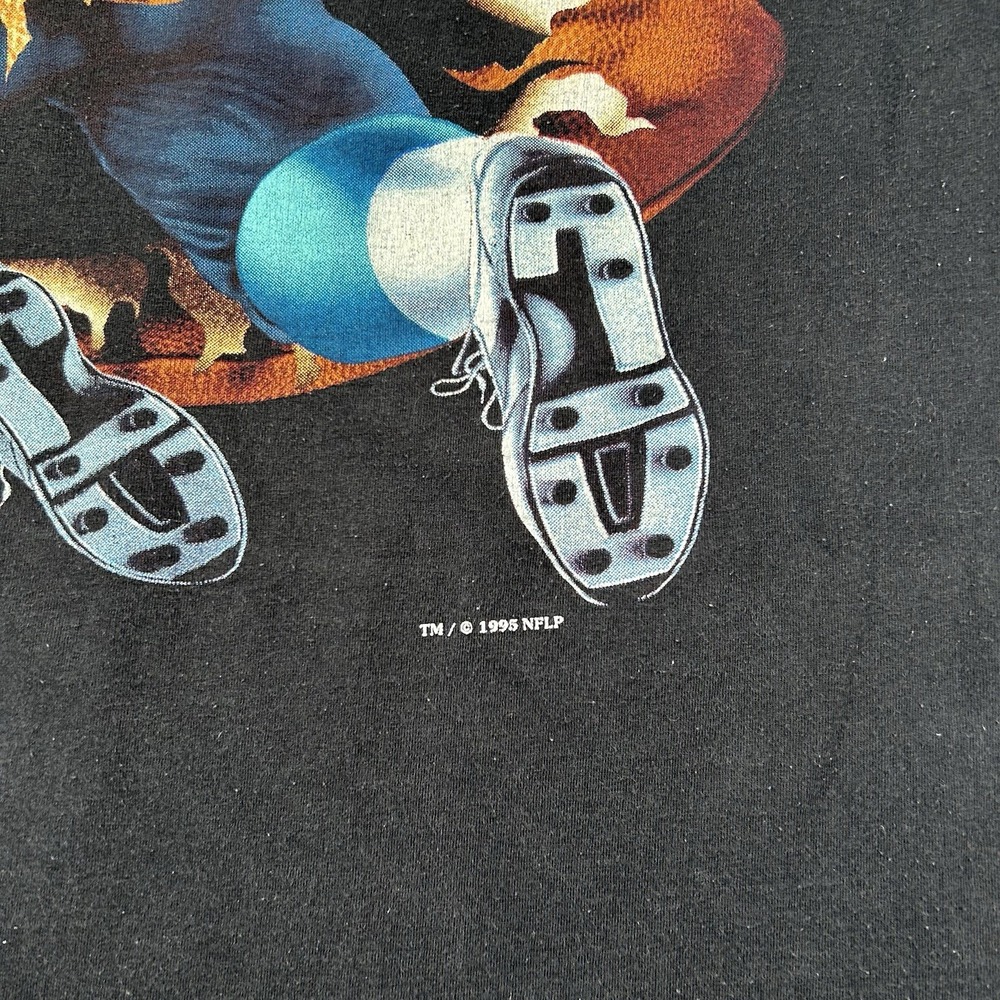 Vintage Nutmeg Jaguars Shirt Mens XL NFL Football 90s Double Sided Graphic Rare - Picture 6 of 9